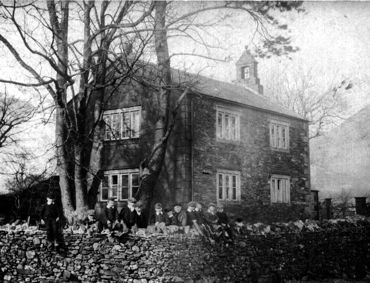 A photograph of Loweswater School around 1900.