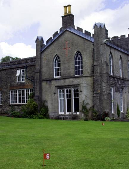 Contrasting architecture at Higham Hall.