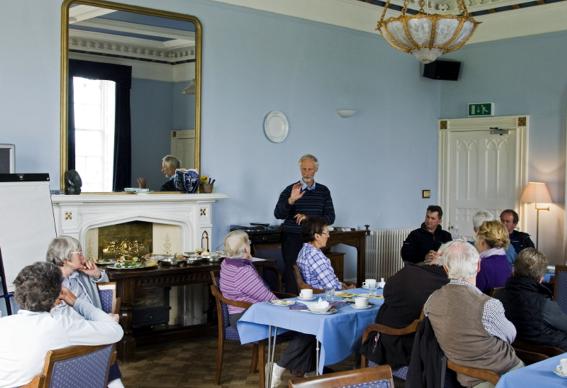 Chairman John Hudson at Higham Hall.